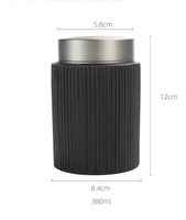Harmony Household Gongfu Service à thé Accessoire Poterie noire Couvercle en alliage d'étain Pot à thé LOGO personnalisable Pot à thé en céramique Matériau métallique