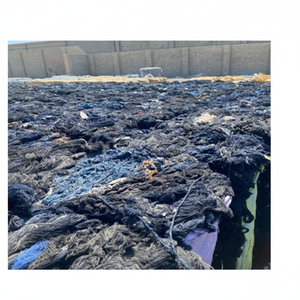 100% Cotton Rag Blue Yarn <b>Waste</b> for Industrial Use <b>Textile</b> <b>Waste</b> Product - Product Image 1