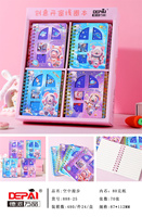 Mini carnet spirale mignon 87*112mm 70 feuilles 80gsm avec couverture découpée motif Ours Astronaute Spatiale, Journal pour enfants, Cadeau, Vente en gros Depai