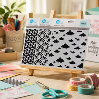 Pochoir en plastique personnalisé pour la création de cartes et les projets artistiques DIY