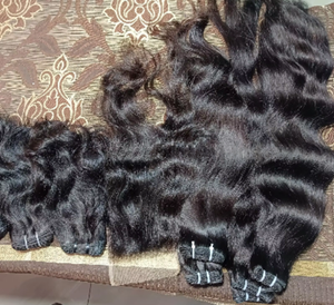 Extensiones de Cabello Humano Virgen Remy Indio de Alta Calidad con Cinta Adhesiva, Ondulado Natural Profundo, Estilo Ondulado, en Oferta - Product Image 1