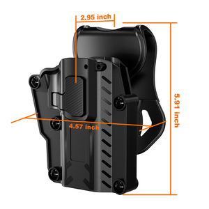Funda Universal para Más de 400 Modelos, Funda Táctica de Nailon Compatible con G17 G19 G43 XD 1911 P320 <span class=keywords><strong>CZ75</strong></span> P226 92FS PX4, Soporte para Logotipo Personalizado - Product Image 6