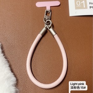 สายคล้องโทรศัพท์หนัง PU ป้องกันการสูญหาย สายสั้นสำหรับตกแต่งโทรศัพท์มือถือ - Product Image 5