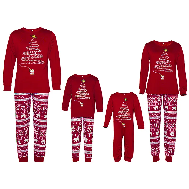 K78-ropa de dormir de Navidad para madre e hija, trajes de mamá y yo para mujer, conjuntos familiares a juego, conjunto para niños, 2022