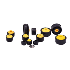 Componentes de Rolos Transportadores de Plástico PVC Nylon Metal de 2 Polegadas, Peças de Rolamento, Tampa de Extremidade, Carcaça, Tampas de Extremidade - Product Image 5