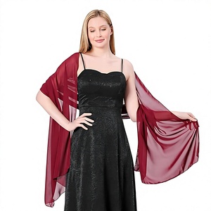 Women's Chiffon Sheer Shoulder <b>Shawl</b> Wrap Solid Color Lightweight Cape Cover <b>for</b> Evening Dresses <b>Wedding</b> Party Casual Styling - Product Image 5