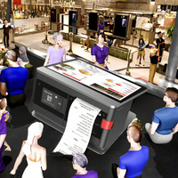 POS-терминал Android/X86 All-in-One 10.1/11.6 дюймов для ресторанов быстрого питания с QR-запросами, кассовым аппаратом, Wi-Fi 6, Full HD дисплеем, гарантия 1 год