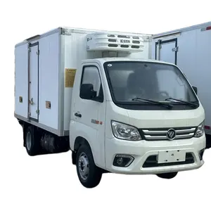 Preço de fábrica Isuzu pequeno caminhão refrigerado Thermo King 4x2 Reefer Van Box caminhão para venda