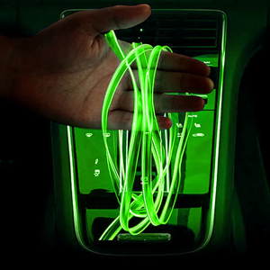 Dây đèn nội thất xe hơi 5m, đèn viền nội thất xe hơi, đèn <span class=keywords><strong>LED</strong></span> Neon RGB, đèn tạo không khí nội thất xe hơi - Product Image 3