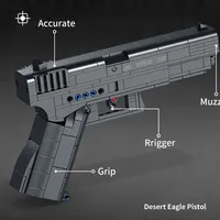 Panlos 670010 G18 Pistolets et armes militaires DIY, blocs de construction éducatifs, ensembles de cadeaux pour enfants