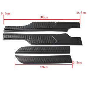 Cysunz מט גוף שחור חיפוי צד עליון דפוס 4 pcs עבור פורר t6 t7 t8 2012-2021 - Product Image 4