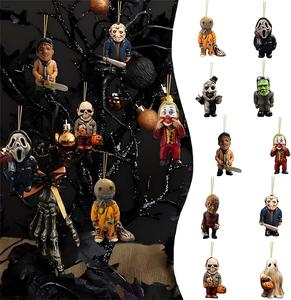 Décorations d'arbre <span class=keywords><strong>de</strong></span> Noël d'Halloween, pendentif en acrylique effrayant <span class=keywords><strong>Film</strong></span> d'<span class=keywords><strong>horreur</strong></span> Ornements suspendus Fournitures <span class=keywords><strong>de</strong></span> fête Pendentif <span class=keywords><strong>de</strong></span> voiture d'Halloween - Product Image 5