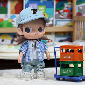 Zsiga 20Cm Doll Clothes Summer Plaid Shirt Boy Outfit For 1/8 Scale Action Figure - Product Image 4