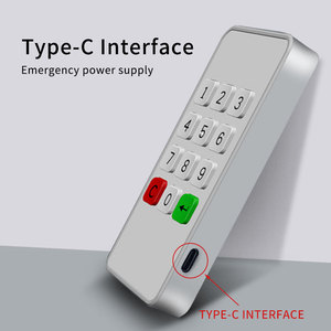 Kẽm Hợp Kim Bàn Phím Mở Khóa Cách Cho Khách Sạn Chìa Khóa Thép Bền Chống Trộm Hàng Hải Điện Tử Thông Minh Locker Khóa ABS Cửa Với - Product Image 4