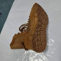 Bottes tactiques de combat pour sports de plein air, personnalisées, noires, brunes, kaki, vertes, super légères, fabriquées en Chine