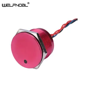 Dot electric IP68 2A Waterproof Momentary lock type 22mm whole waterproof piezo switch use in bad environment
