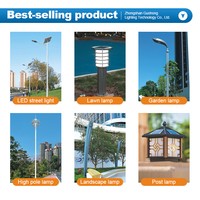 Lámpara de Jardín LED para Exteriores, Moderna, Personalizada, de Aluminio, Impermeable IP65, de 3M, 4M, 6M, 20W, 48W, con Control Remoto