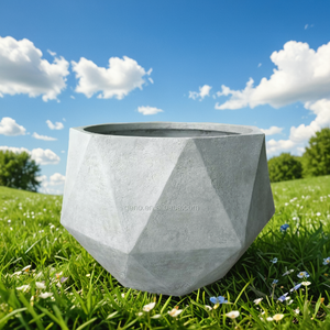 Maceta de hormigón para jardín, maceta China grande para flores al aire libre - Product Image 2