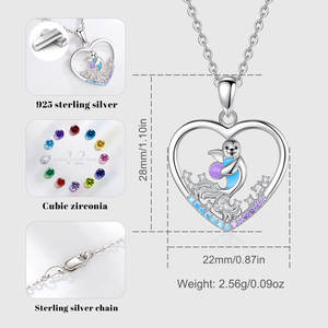 Merryshine 925 plata esterlina <span class=keywords><strong>mar</strong></span> Animal joyería moda esmalte Playa <span class=keywords><strong>Mar</strong></span> León lindo Animal colgante joyería para mujer - Product Image 5
