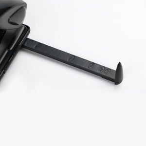 Perforadora de papel Manual con agujero de águila, perforadora de papel de plástico con 2 agujeros, escritorio de oficina, 20 hojas, 80mm, negra - Product Image 4