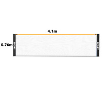Poteau de filet de badminton pliable en PE portable pour la pratique du tennis et du volley-ball en intérieur et en extérieur, réglage facile