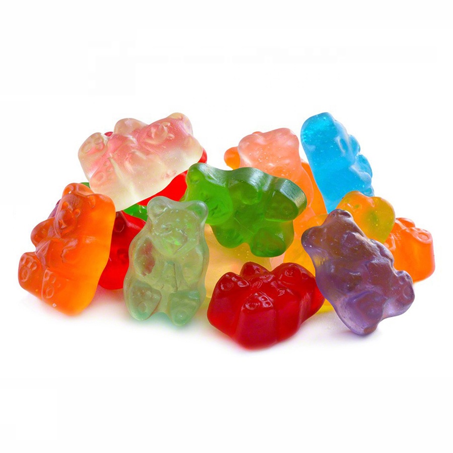 Gula-gula Permen Kenyal Warna-warni, Vitamin Halal Gelatin Permen Gummy