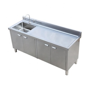 Modular Stainless Steel <strong>Small</strong> <strong>Kitchen</strong> <strong>Cabinet</strong> Set with Sink - Product Image 5