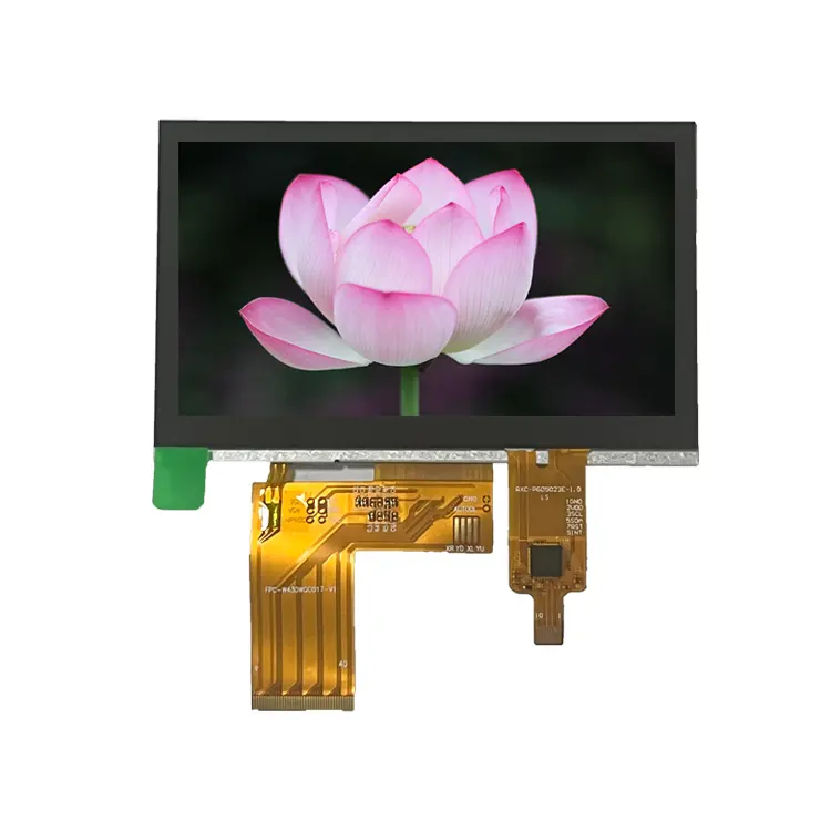 Layar LCD TFT 4.3 inci 480X272 RGB dengan antarmuka Rgb lcd tft ST7283 Panel layar sentuh