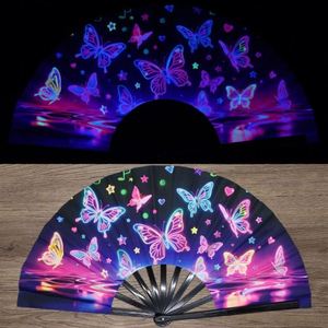 Abanico de Bambú UV Personalizado de 33 cm, Ecológico, con Impresión Digital, Diseño Clásico de Arte Folclórico Chino para Halloween - Product Image 4