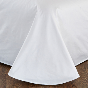 Parure <span class=keywords><strong>de</strong></span> <span class=keywords><strong>lit</strong></span> <span class=keywords><strong>de</strong></span> luxe quatre pièces 1,2 m blanche, 300 fils, en tissu teint, broderie, pour hôtel, draps et housses <span class=keywords><strong>de</strong></span> <span class=keywords><strong>couette</strong></span> - Product Image 4