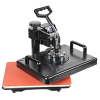 Machine à presse à chaud par sublimation multifonctionnelle RubySub Combo 5 en 1, machine à presse à chaud numérique pour tasses, t-shirts, chapeaux