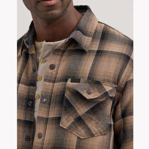 Camisas de Franela Sherpa Cálidas, Resistentes al Agua, con Botones a Presión, Forradas y con Rayas, de Manga Larga - Product Image 5