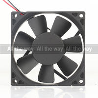ADDA 5V 12V 48V DC24V 0.09A AC EC 8025 80X80X25MM 8CM onduleur 2 fils Ultra-silencieux Double roulement à billes AD0824LB-A70GL ventilateur de refroidissement