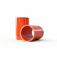 Tuyau en PVC SHEN SU Orange pour câble d'alimentation (50-200mm, norme ISO) haute pression, non toxique, durable, longueur 6M, vente en gros usine