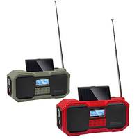 Nouveau développement multifonctionnel Camping en plein air musique haut-parleur maison utile manivelle énergie solaire lumière LED récepteur Radio AM/FM