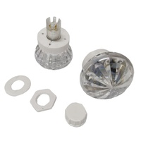 Lumières de fête foraine de 60 mm AC24V RGB automatiques IP65, type cabochon, pour l'agrandissement des images, série 1-10/1-16, fabriquées en Chine
