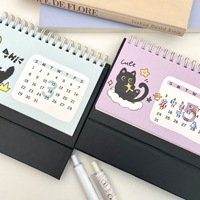 Calendrier en papier enduit imperméable de qualité supérieure, impression couleur résistante pour décoration murale extérieure, balcon, cour, résistant au vent