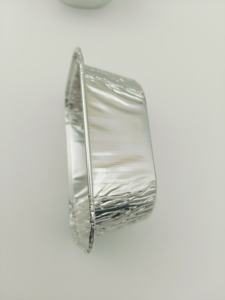 Plateau pour petite tasse à pouding en aluminium Boîte à bonbons et desserts avec couvercle en plastique - Product Image 2