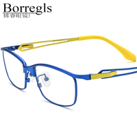 Gafas Borregls de Titanio para Hombre, Modelo 2025, Montura Cuadrada de Diseño, Ligeras y de Alta Calidad, 185775