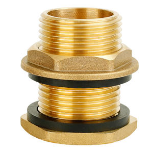 Conectores de Tanque de Agua de Jardín de Cobre de 4/6 Pulgadas, Accesorios para Tuberías de Agua de Cubo de Torre, Roscas Internas y Externas, Drenaje Extendido - Product Image 1