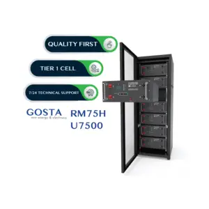GOSTA RM75H室内和室外温度控制电池系统-东南亚非洲7.5kwh电池
