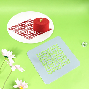 Fondant <b>Silicone</b> Mold 3D Chocolate Bar Mold Cake Decoration <b>Tool</b> For Plating Stencil - Product Image 5