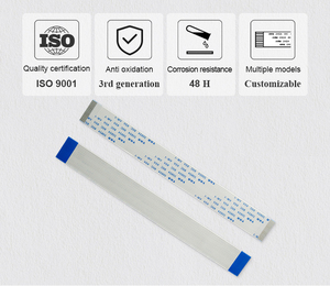 Câble ruban FFC isolé PET à 2 conducteurs 10P 100MM avec âme en cuivre AWM 20706 105C 60V VW-1 pour applications de faisceaux de câblage électronique - Product Image 5