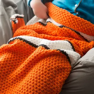 NMY Selimut Lempar Rajut Anak, Kantung Tidur Putri Duyung Ekor Nemo