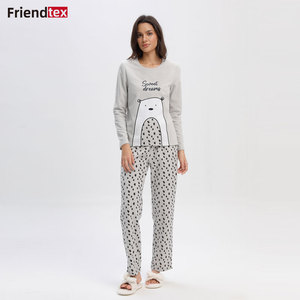Ensemble de <span class=keywords><strong>pyjama</strong></span> à taille élastique, vêtements de nuit à manches longues, polaire, vêtements de loisirs brodés, <span class=keywords><strong>pyjama</strong></span> d'hiver - Product Image 4