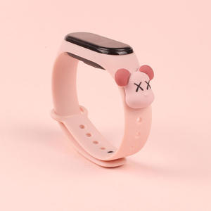 FORWELLENY Vente directe d'usine Bracelet de remplacement Bracelet de sport en silicone Bracelet de montre de dessin animé pour Xiaomi Mi Band 6 5 4 3 - Product Image 2