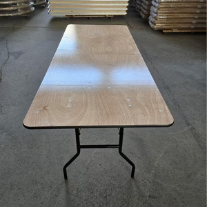 <span class=keywords><strong>Table</strong></span> rectangulaire <span class=keywords><strong>pliante</strong></span> en contreplaqué durable et bon <span class=keywords><strong>marché</strong></span>, vente chaude <span class=keywords><strong>pour</strong></span> le <span class=keywords><strong>marché</strong></span> américain - Product Image 5