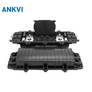 กล่องต่อสายไฟเบอร์ออปติกแบบแนวนอน XRT-002 144 คอร์ กล่องเชื่อมสายไฟเบอร์ออปติก IP65 ABS ซีลแบบกลไก 2 เข้า 2 ออก - Product Image 3