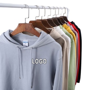เสื้อฮู้ดดี้โอเวอร์ไซส์ผ้าฝ้ายสำหรับผู้ชาย ยี่ห้อดังยอดนิยม สกรีนโลโก้ได้ตามต้องการ สไตล์สตรีทแวร์ ใส่ได้ทั้งผู้ชายและผู้หญิง - Product Image 1