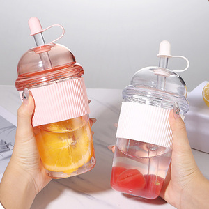Gobelet à boba personnalisé avec paille de 14 mm, <span class=keywords><strong>verre</strong></span> réutilisable pour <span class=keywords><strong>bubble</strong></span> <span class=keywords><strong>tea</strong></span>, cadeau idéal pour les amateurs de thé au lait - Product Image 1